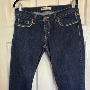 Levi’s 524 Too Superlow women’s blue straight leg jeans size 11/12